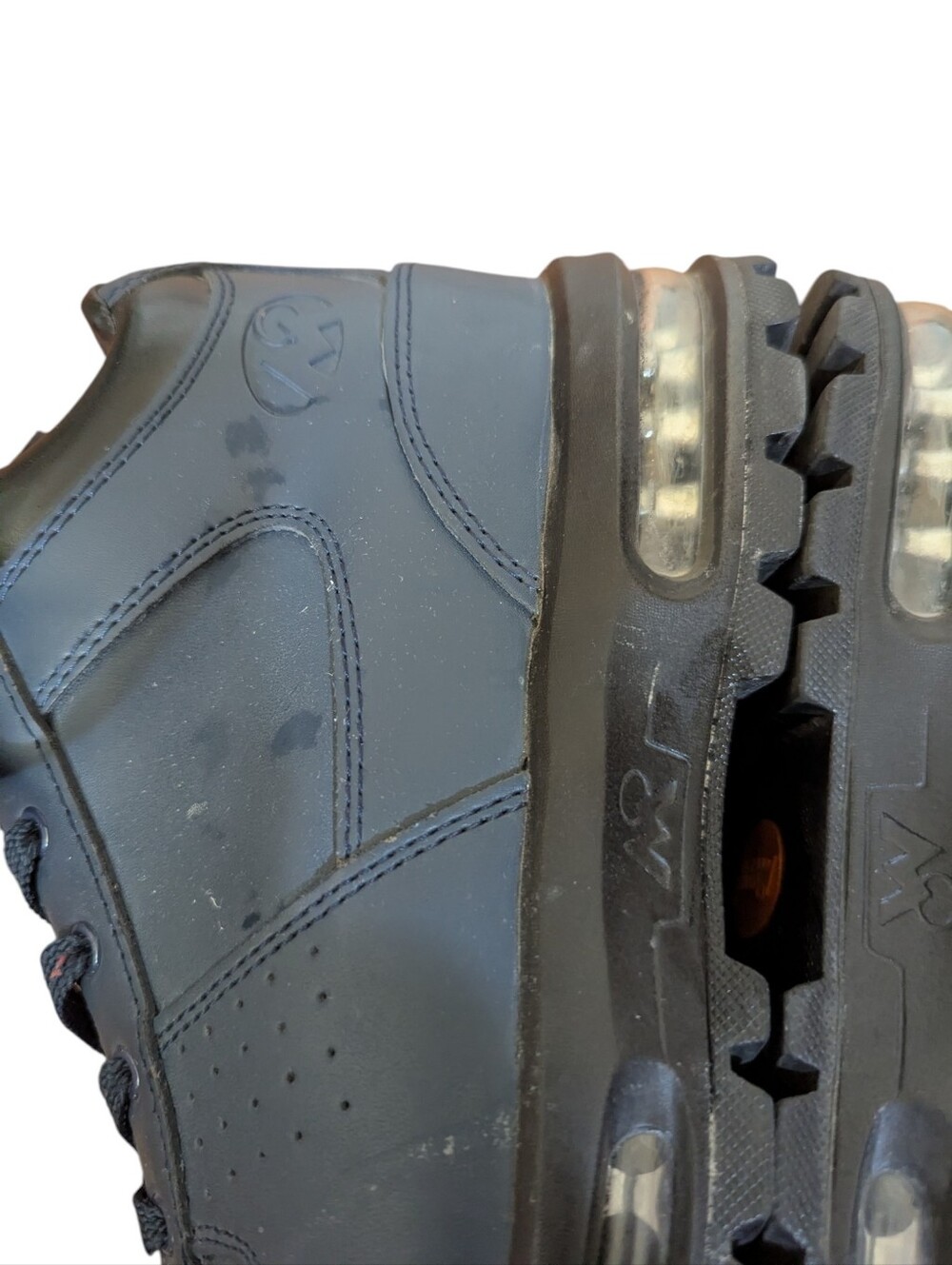 Mountain Gear Leather D-Day 2 Blue Hiking Rugged Outdoor Cushioned Boots Sz 12 - Picture 3 of 11